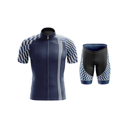 Nordvelo Tessellate Men Short Sleeve Kit - Denim front