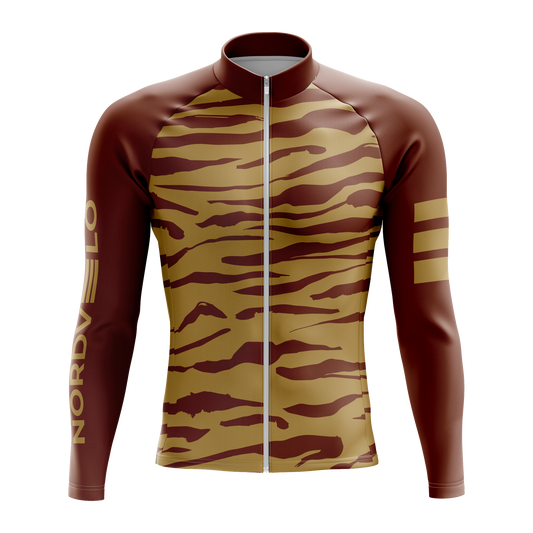 Nordvelo Tigris Men Long Sleeve Jersey - Amber front