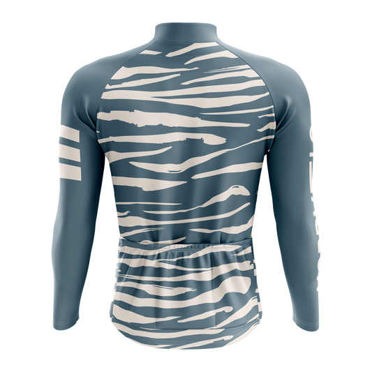Nordvelo Tigris Men Long Sleeve Jersey - Slate rear