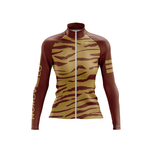 Nordvelo Tigris Women Long Sleeve Jersey - Amber front