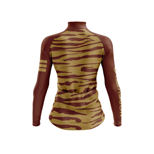 Nordvelo Tigris Women Long Sleeve Jersey - Amber rear