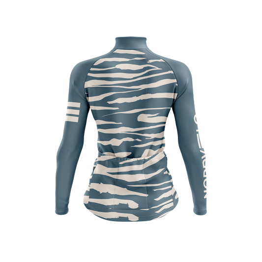 Nordvelo Tigris Women Long Sleeve Jersey - Slate rear