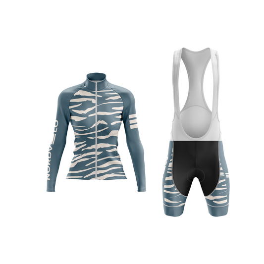 Nordvelo Tigris Women Long Sleeve Kit - Slate front