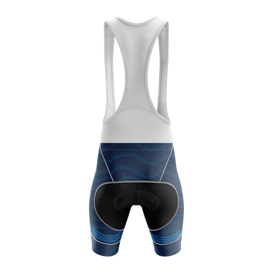 Nordvelo Wavey Women Bib Shorts - Navy rear