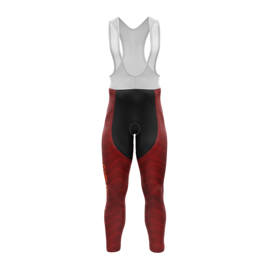 Nordvelo Wavey Women Bib Tights - Brick front