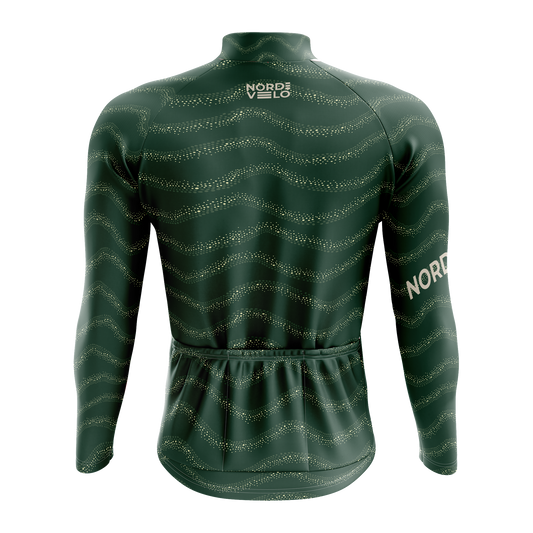 Nordvelo Wavey Men Long Sleeve Jersey - Forest rear