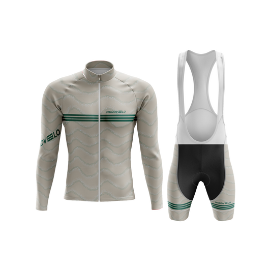 Nordvelo Wavey Men Long Sleeve Kit - Oatmeal front
