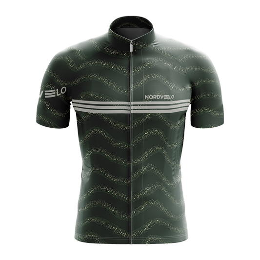 Nordvelo Wavey Men Short Sleeve Jersey - Forest front