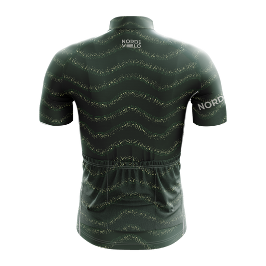 Nordvelo Wavey Men Short Sleeve Jersey - Forest rear