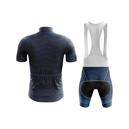 Nordvelo Wavey Men Short Sleeve Kit - Navy rear