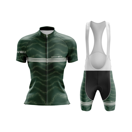 Nordvelo Wavey Women Short Sleeve Kit - Forest front
